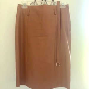 BCBG MaxAzria 100% leather pencil skirt